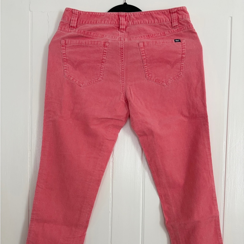 Vineyard Vines mid-rise women’s corduroy pants in pink/coral size 4